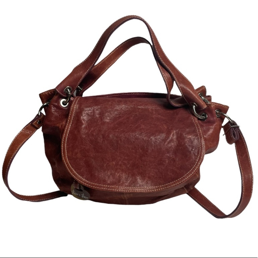 Barr+Barr Genuine Leather Satchel Shoulder Bag